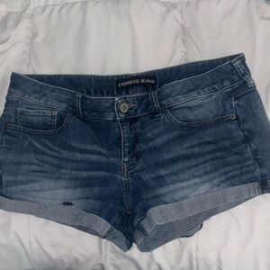 Low-Rise Jean Shorts